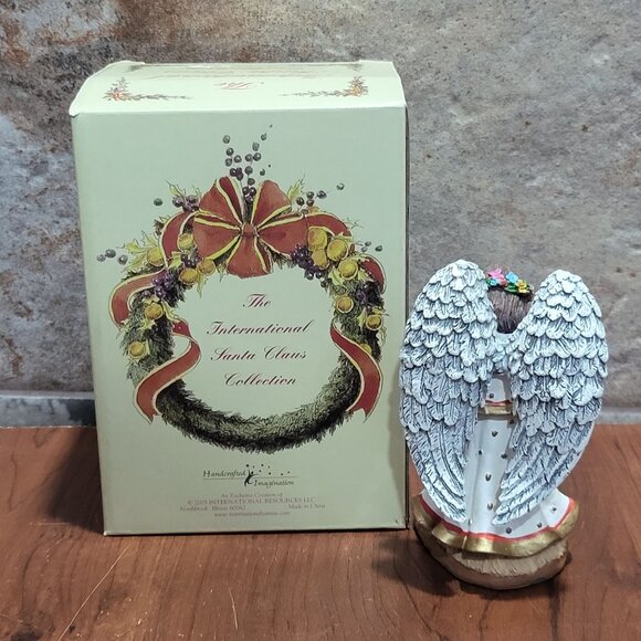 International Santa Claus Collection Christ Child With Angel Venezuela Figurine - Picture 2 of 10